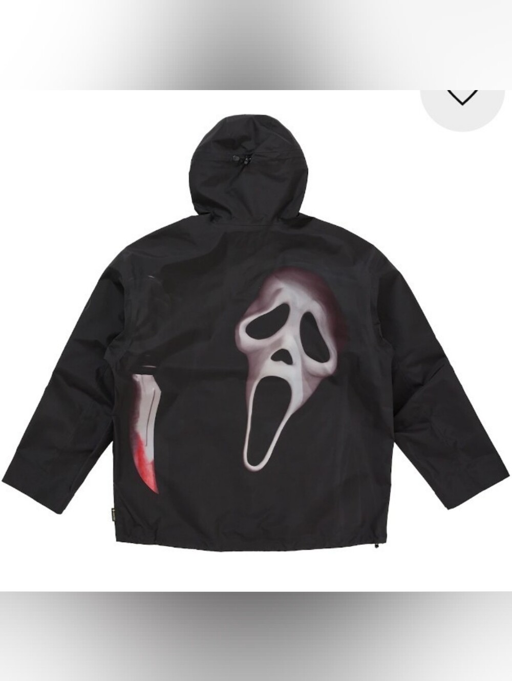 Size 2XL Supreme Gore Tex Ghostface Shell Jacket SS26 Black